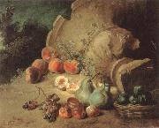 Jean Baptiste Oudry Still Life with Fruit oil painting reproduction